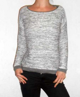 Pullover in Strickpotik- Trend