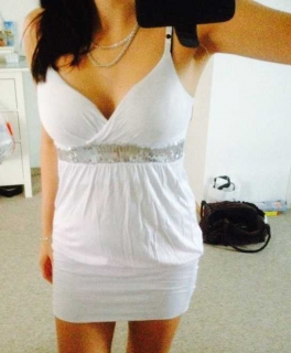 Pailetten Mini Kleid