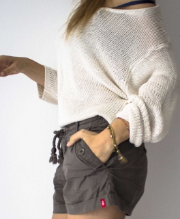 espritshorts in kakifarben in Topzustand