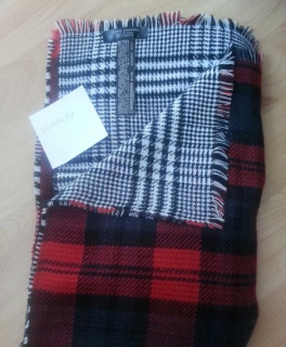 Zara XXL Schal Tuch Karomuster Herbst kuschelweich NEU