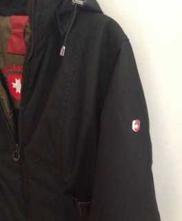 Jacke Wellensteyn Schwarz Braun Größe L Winterjacke