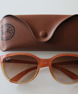Original Braune Ray Ban Brille Schmetterlingsform