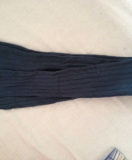 weiche Strumpfhose, dunkelblau, blickdicht, S/M