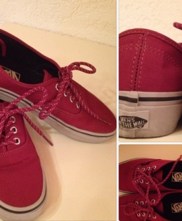 Seltene Vans authentic in weinrot