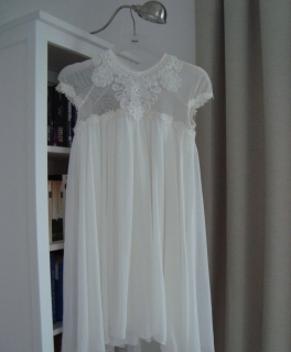 Lydia Bright – Schwingendes Kleid mit Cornelli-Netzeinsatz