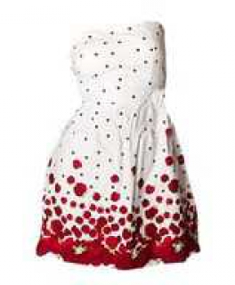 Trägerloses Sommerkleid