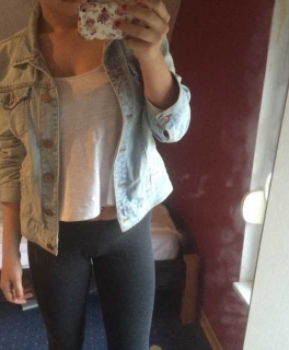 Hellblaue Jeansjacke von Primark