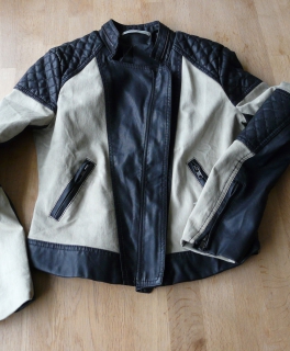 Bikerjacke, Kunstleder, Jacke, Vera & Lucy, neuwertig