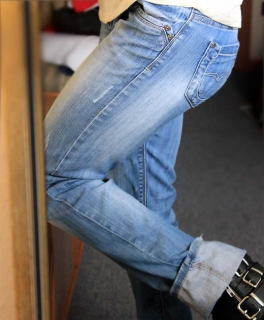 Bequeme helle Jeanshose Gr. 36