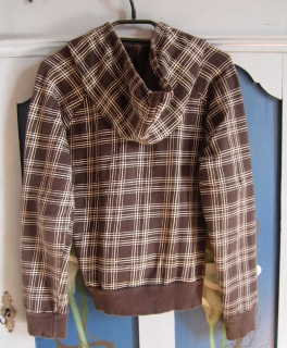 kuschleliger, stylischer Fleece-Hoodie mit Muster