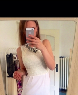 Topshop Kleid Nude Blogger