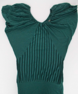 Killah by Miss Sixty Longshirt Kleid Shirt Pullover grün gestreift