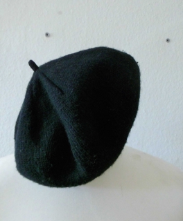 Baskenmütze aus Strick Vintage