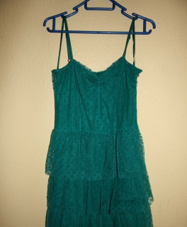 Türkises Tüll-Kleid von H&M