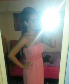 Maxikleid Farbe coral