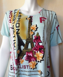 Paris Shirt Gr. 40/42, mit Glitzer!