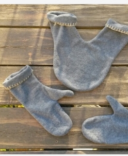 Süße Partnerhandschuhe