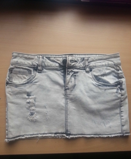 grauer Rock, Used look, 36