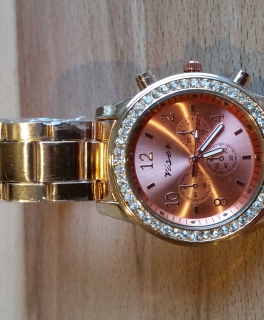 Uhr rosegold strass Neu