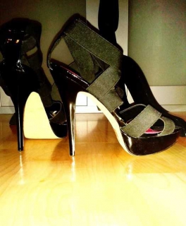 Schwarze High Heels von Tally Weijl Größe 37