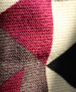 Dreieck Muster Pullover Sweatshirt