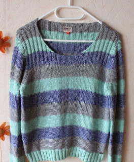 Only Pullover Strickpullover Streifen S-M