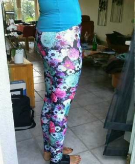 Blumen Leggings