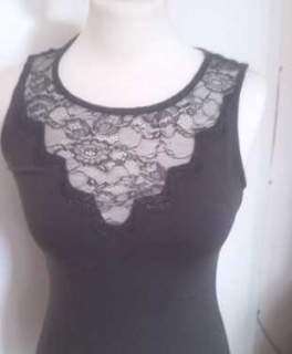 Edles Tanktop mit Spitze, H&M