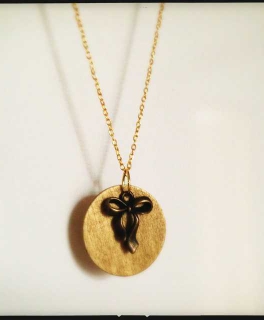 Halskette Schleife | vintage gold | Blogger Hippie Gypsy