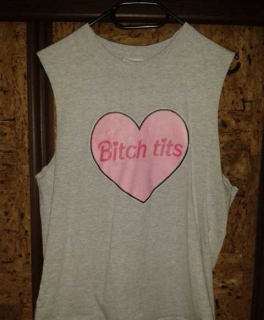 Tank Top 80er 90er Bitch Tits