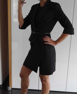 Sisley Damen Anzug, Kleid, Kombination, Blazer, Gr. S