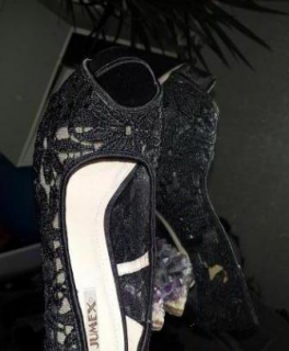 Peeptoes mit Spitze Neu Größe 36