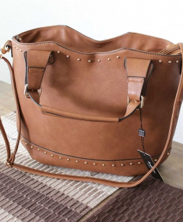 Tasche Shopper XL blogger cognac