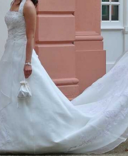 NEUER PREIS!! Wunderschönes Brautkleid, ivory, A-Linie