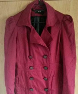 Beerenfarbener Mantel von Orsay