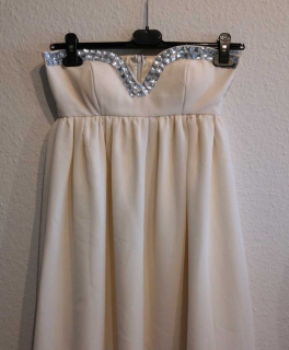 Trägerloses Abendkleid NEU