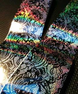 Transferfolie Holo Spitze Nail Art Design Folie