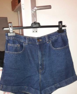 Highwaist Jeansshort