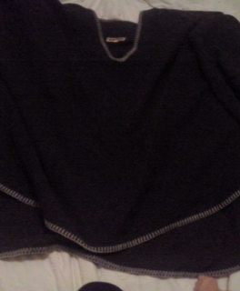 warmer riesen poncho ideal für festival oder lagerfeuer oder stadt oder balkon oder oder..