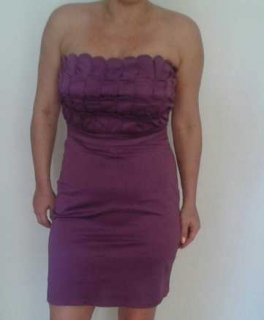 Schickes festliches lilanes Kleid Hochzeit sylvester elegant