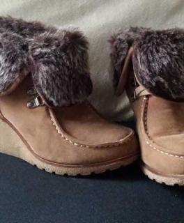 Winterstiefel mit fakepelz zum umkrempeln