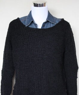 Schwarzer Oversize Pulli von Vero Moda