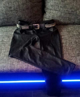 Matte Lederhose von Pimkie