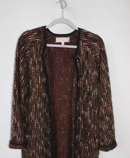 Grobstrickcardigan Mantel Strickjacke Gharani Strok England
