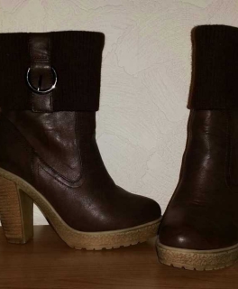 Red Hot Stiefelette Stiefel Boots Booties braun Gr 38 Gummisohle