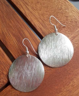 Ohrringe Silber-Platten