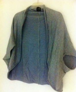 Offener Cardigan mit Fledermausärmeln