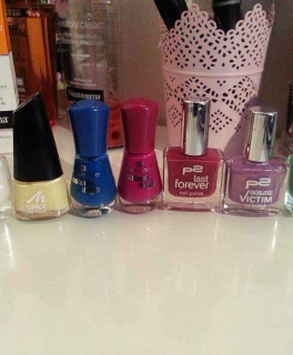 7 Nagellacke von verschiedenen Marken - NEU!