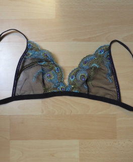 BH transparent Pfauenfeder S