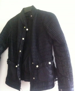 Herbst Frühjahr Stepp Jacke von SASCH Gr. S schwarz